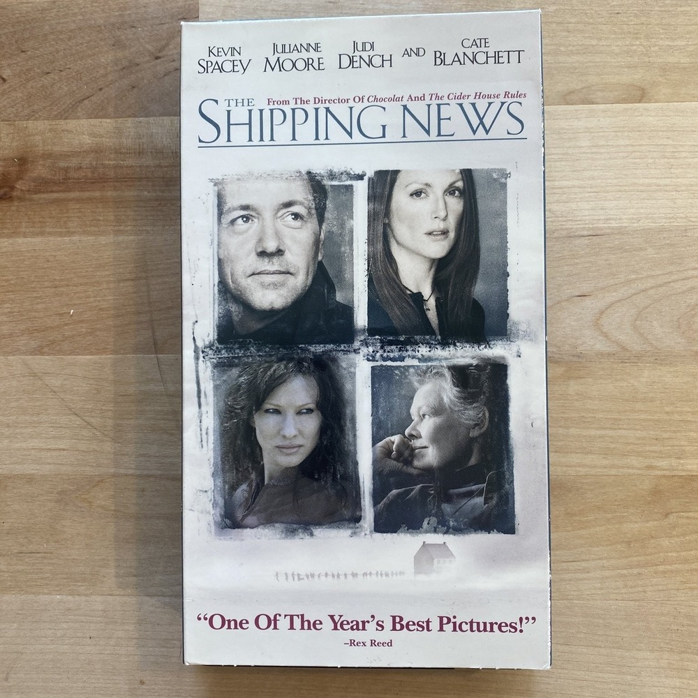 The Shipping News VHS 2001 Drama Miramax Kevin Spacey Julianne Moore